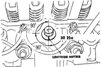  Снятие и установка головки цилиндров/замена прокладки головки цилиндров Mazda 323