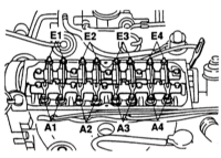  Проверка/регулировка зазора клапанов Mazda 323