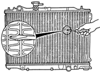 Снятие и установка радиатора Mazda 323