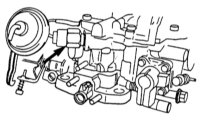   Проверка/снятие и установка клапана прекращения подачи топлива Mazda 323