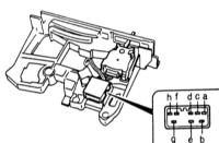  Проверка выключателя отопителя Mazda 323