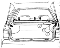   Крышка багажника (если имеется) Mazda 323