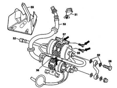  Проверка топливной системы, замена топливного фильтра Mercedes-Benz W140