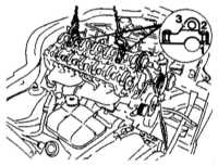  Снятие и установка головки блока цилиндров Mercedes-Benz W140