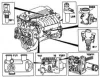  Система управления впрыском топлива (дизельные двигатели серии ОМ606.961) Mercedes-Benz W140