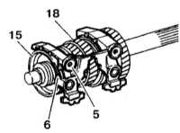  Разборка и сборка промежуточного вала Mercedes-Benz W140