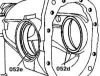  Определение толщины регулировочной прокладки и установка ее в корпус   редуктора Mercedes-Benz W140
