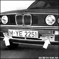  Правила буксирования BMW 3 (E30)
