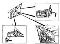  Снятие и установка наружных зеркал заднего вида Mercedes-Benz W140