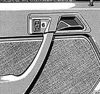  Управление электрическими стеклоподъемниками Mercedes-Benz W124