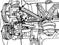  Снятие и установка 4-цилиндровых бензиновых двигателей Mercedes-Benz W124
