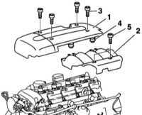  Снятие и установка верхней крышки двигателя Mercedes-Benz W203