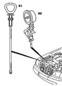  Проверка уровней жидкостей, контроль утечек Mercedes-Benz W163
