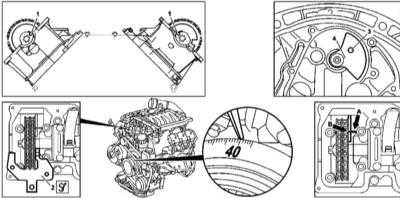  Проверка базового положения балансировочного вала (только двигатели серии 112) Mercedes-Benz W163