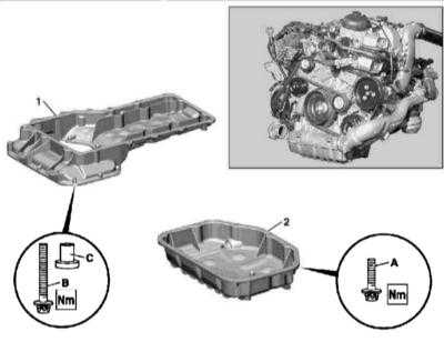  Обслуживание системы смазки Mercedes-Benz W163