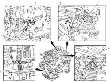  Принцип функционирования системы управления и впрыска бензинового двигателя Mercedes-Benz W163