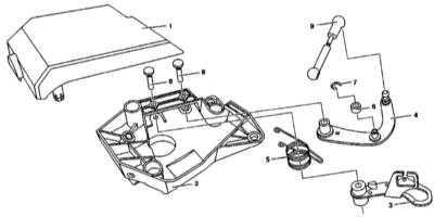  Обслуживание элементов привода дроссельной заслонки Mercedes-Benz W163
