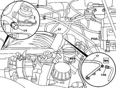  Опорожнение топливного бака Mercedes-Benz W163