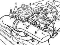  Обслуживание компонентов впускного воздушного тракта Mercedes-Benz W163