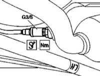  Снятие и установка лямбда-зондов Mercedes-Benz W163