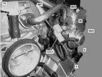  Снятие и установка клапана EGR, - М112/113 Mercedes-Benz W163