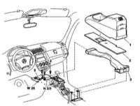  Снятие и установка модулей управления Mercedes-Benz W163