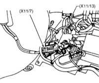  Расположение основных электрических элементов системы электрооборудования   кузова автомобиля Mercedes-Benz W220