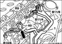 Двигатель объемом 2,2/ 2,5 л Mercedes-Benz W201