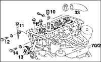 Двигатель объемом 2,2/ 2,5 л Mercedes-Benz W201