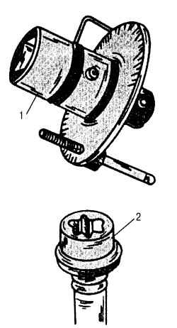 Угломерный диск (вверху) для угловой затяжки болтов и гаек. Болты и винты с Torx-головками (внизу)