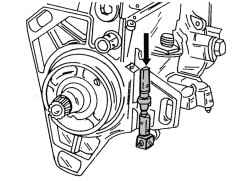 Регулировочный винт установки момента впрыска