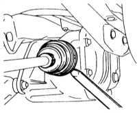  Снятие и установка задних полуосей (модели AWD Galant по 1993   г. вып.) Mitsubishi Galant