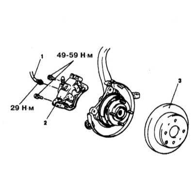  Замена колодок дисковых тормозных механизмов Mitsubishi Galant