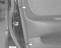  Снятие и установка панелей внутренней обивки дверей Mitsubishi Galant