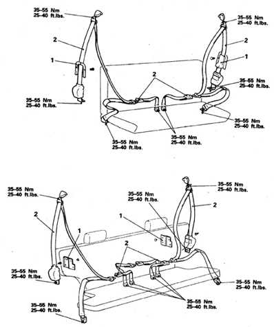  Ремни безопасности Mitsubishi Pajero