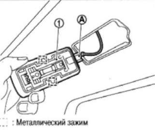 Как разобрать замок ремня безопасности ниссан кашкай