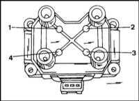 Система Bosch М1 5.4 для двигателя DOHC Opel Frontera