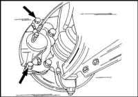 Снятие и установка ступицы переднего колеса Opel Frontera