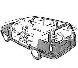  Отопление и вентиляция Opel Kadett E