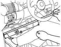  Проверка регулировки педали сцепления Opel Corsa