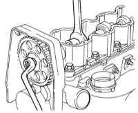  Снятие и установка зубчатых колес привода ГРМ Opel Corsa