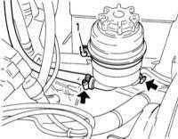  Снятие и установка резервуара жидкости ГУР Opel Corsa