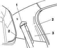 Снятие и установка двери задка (модели Corsa и Tigra) Opel Corsa