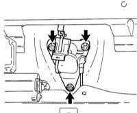  Снятие, установка, разборка и сборка наружной ручки и цилиндра замка двери задка (модель Corsa) Opel Corsa