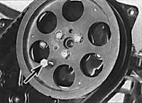  Верхняя мертвая точка (ВМТ) поршня первого цилиндра Opel Vectra B