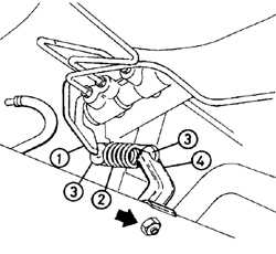  Проверка клапана ограничения давления в контуре задних тормозов Opel Astra A