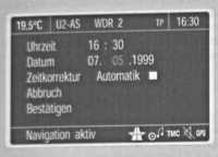  Информационный дисплей Opel Astra