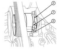  Проверка состояния и замена ремня привода вспомогательных агрегатов Opel Astra