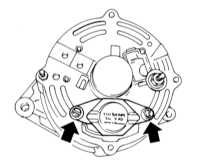  Снятие и установка генератора Opel Astra