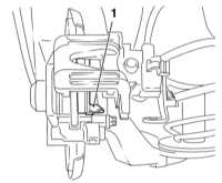  Замена колодок дисковых тормозных механизмов задних колес Opel Astra